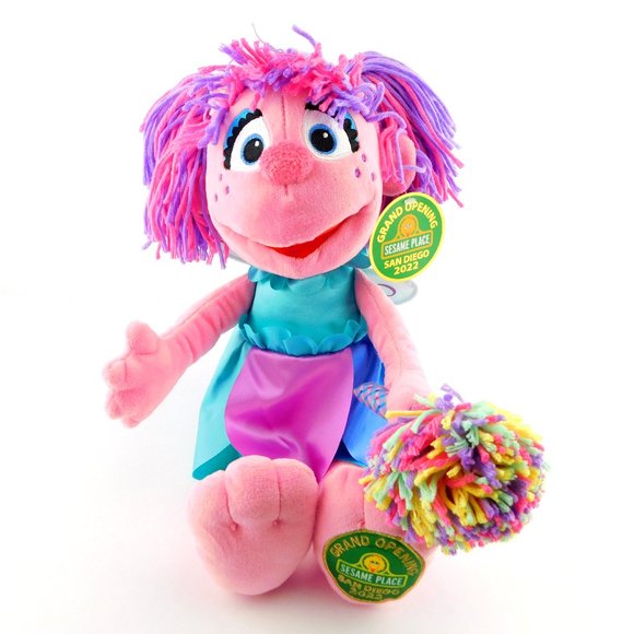 New ABBY CADABBY Plush Sesame Street Place NWT 16" INAUGURAL 2022 - Picture 1 of 4